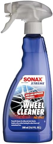 SONAX Wheel Cleaner Full Effect (230200) | Non-Acid Rim Cleaner | Color Changing Wheel Cleaner | Brake Dust Cleaner | Non-Acid Iron Remover | (500 ml or 16.9 fl. oz.)