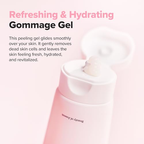 Beauty of Joseon Apricot Blossom Peeling Gel Soft Exfoliating Face and Body Scrub Dead Skin Cells Remover for All Skin Types, Korean Skincare for Men Women, 100ml, 3.38 fl.oz