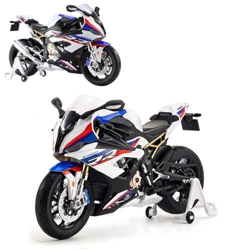 Image of HTLNUZD 1:9 Racing Motorcycle Car Model S1000RR Adult Die Cast Collection Decoration Gift