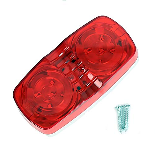 image for HECASA LED Trailer Marker Light Double Bullseye 10 Diodes Clearance Li