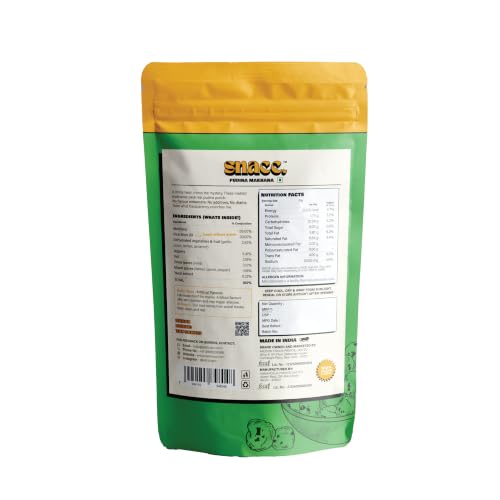 Image of Snacc Makhana, Spicy Roasted Fox Nuts, Protein Rich, Gluten Free, MSG Free, Zero Trans Fat, Zero Sugar, Low Calorie 60 g (Pack of 2, PUDINA)