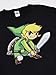 Nintendo Men's Big Link T-Shirt, Large, Black