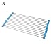 Produktbild CTGVH Verstellbare Edelstahl-Ablage Küche Mikrowelle Rolling Rack Regal