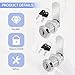 Cabinet Locks with Keys 2 Pack 1-1/8