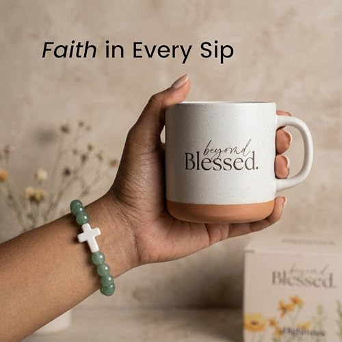 Christian Gift Set for Women, Faith Based Box with Mug, Journal, Prayer Cards, Bracelet and Keepsake, Religious Present, Inspirational Bible Gift for Birthdays - Image 6