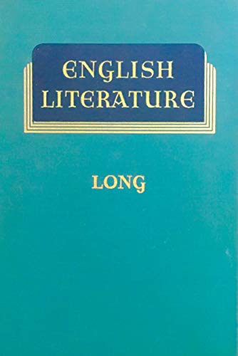 English literature,: Its history and its signif... B0007E9CT4 Book Cover