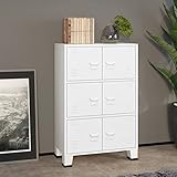 💖Cada puerta está equipada con un soporte para etiquetas con el nombre y salidas de aire, que te permiten ordenar tus archivos en diferentes categorías y resaltar el look industrial.