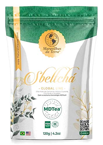 Kit 4 Pacotes Super Chá SB Global Line MDTea Lançamento