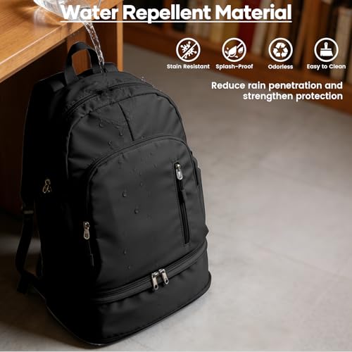 Lendolk Black Gym Backpack