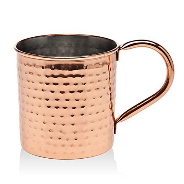 212 Main Hammered Copper Mugs - Set of 4