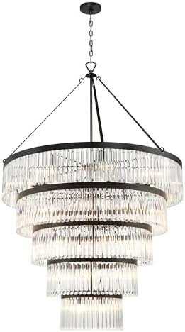 Crystorama Emory 30 Light Black Chandelier
