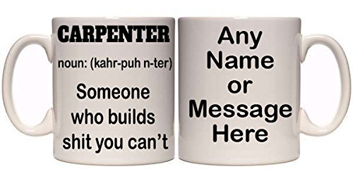 Carpenter Noun Funny Personalised Mug (T3) 11oz & 15oz Mug (15oz)