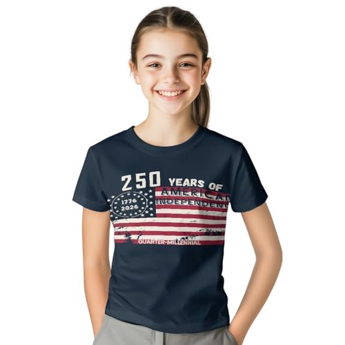 Image of Kids Graphic T-Shirt Boys Girls Novelty Tees Top Short Sleeve Shirts Summer Blouses 3-16