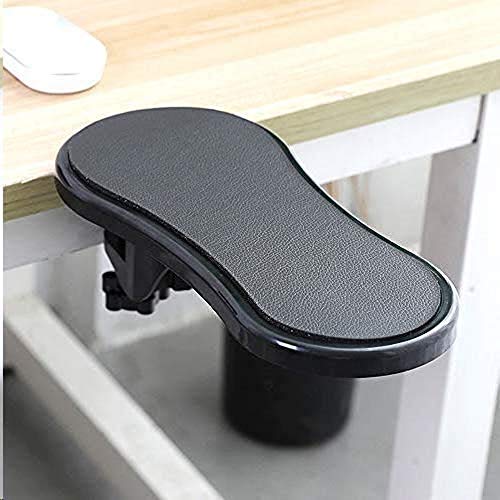 NETXE Adjustable Computer Arm Rest Ergonomic Attachable Computer Table Arm Support Stand Desk Rests Chair Extender for Home Office(Multi Colour)