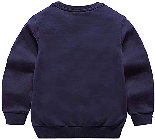 Image of HAXICO Unisex Kids Solid Cotton Thin Pullover Sweatshirt T-Shirt Toddler Baby Crewneck Long Sleeve Tshirts Tops Blouse