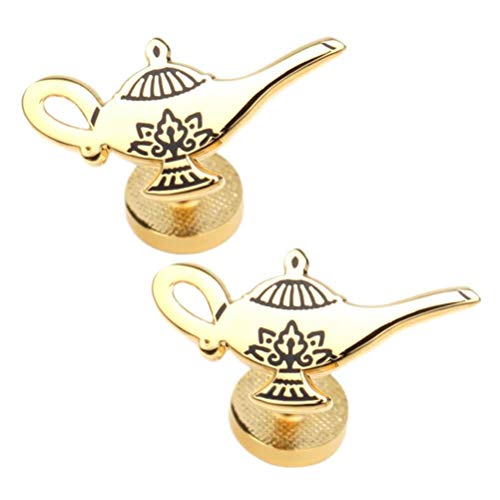 Preisvergleich Produktbild Disney Aladdin Gold Lamp Manschettenknöpfe
