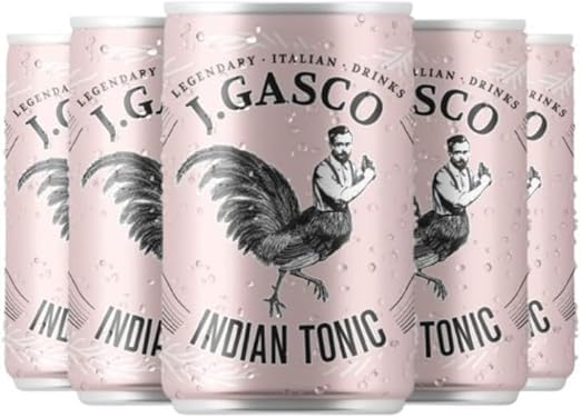 J.GASCO Indian Tonic Water, 150 ml, Lata, Pack de 24 Unidades