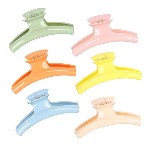 Aestivate 6Pcs Large Hair Clips Claw Jaw Hair Clips Clamps Non-Slip Hair for Women Girls Hair Hair Accessories