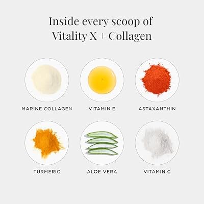 JSHealth Marine Collagen Powder for Women. 3g Hydrolyzed Collagen with Vitamin C, E, Astaxanthin. 10 Beauty Ingredients. Citrus Tropical Flavor (30 Servings)