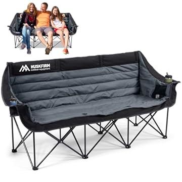 heavy duty double camping chair