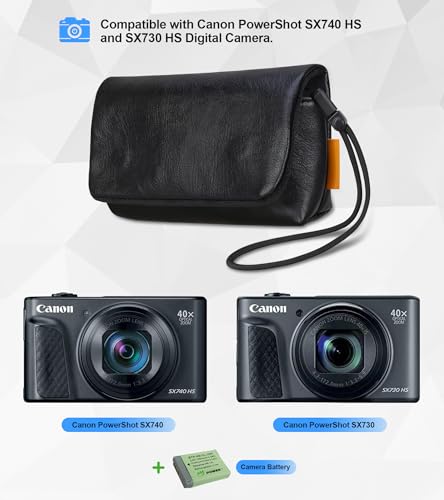 Funda para cámara Canon PowerShot SX740 negra miniatura 4