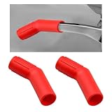 2021 Honda Trail 125 (CT125A) Motorcycles KM8 Gearshift Pedal Replacement 7 DXNQ 2PCS Motorcycle Rubber Gear Shift Lever Shoe Protector, Universal Anti Slip Motorcycle Gear Shift Lever Cover, Heat-Resistant Bicycle shifters Cover Protector Pedal for Street Dirt ATVs (Red)