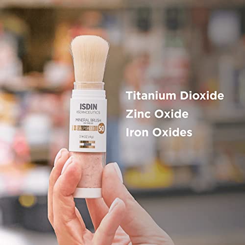Isdin Mineral Brush Powder, Facial Pollution And Blue Light Protection, A Complement To Your Sun Care Routine, Suitable For Sensitive Skin #TOP3