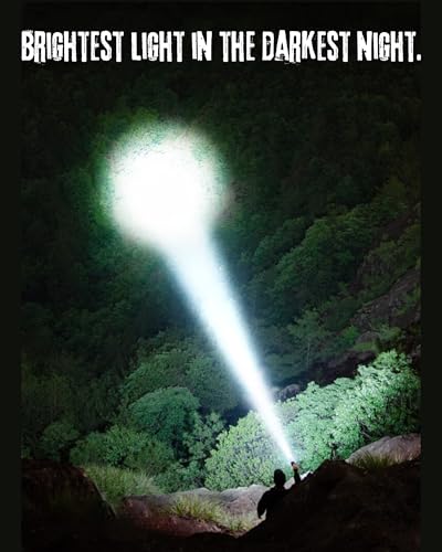 Image of DEVIL Will Cry Long Range Rechargeable Torch with 4 Modes | Center Light & 2 Side Modes | World's Brightest LED Flashlight