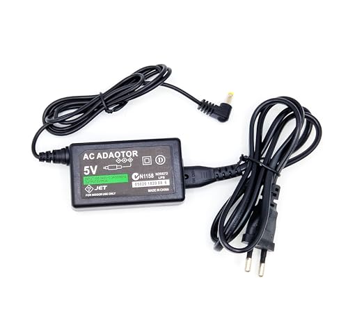 Caricabatterie PSP Alimentatore caricatore AGF compatibile con Playstation tutti i modelli -1000 PSP-1004 Brite PSP-3004 PSP Slim & Lite PSP-2000 / PSP-2004 PSP Street PSP-E1000 Plug EU PAl