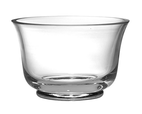 Barski Handmade Glass Thick Revere Bowl , Clear, 9 D (9 Inches Diameter) , Made in Europe