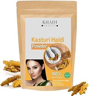 Hindya Ayurvedic Luxury Kasturi Haldi Powder For Face Beauty |Kasturi Manjal Wild Turmeric Powder | Face Pack For Glowing Skin |Tan Removal |100G
