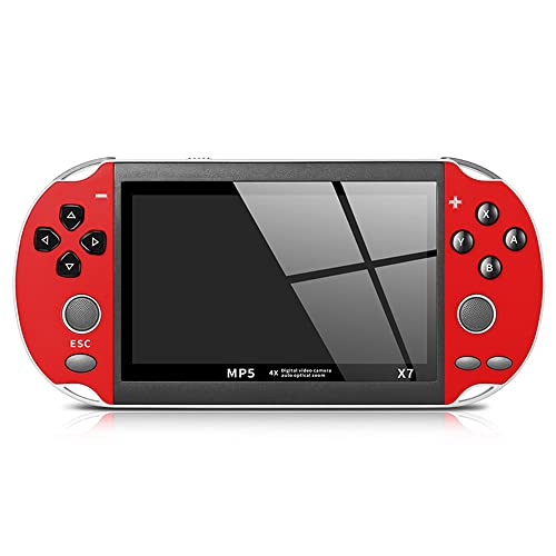 X7 Retro Handheld Spielkonsole, 10000+ Spiele 10+ Emulatoren Emulator Konsole, 4,1-Zoll-HD-Bildschirm Wiederaufladbare Emulator Handheld, Handheld Console Unterstützung Video Output Musik Ebook ﻿