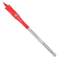 Vista 30 de Diablo Broca de pala para madera - Diseño Speed-TIP - Diámetro de 1-1/2", Longitud de 4", Vástago hexagonal de 1/4" - DSP1090