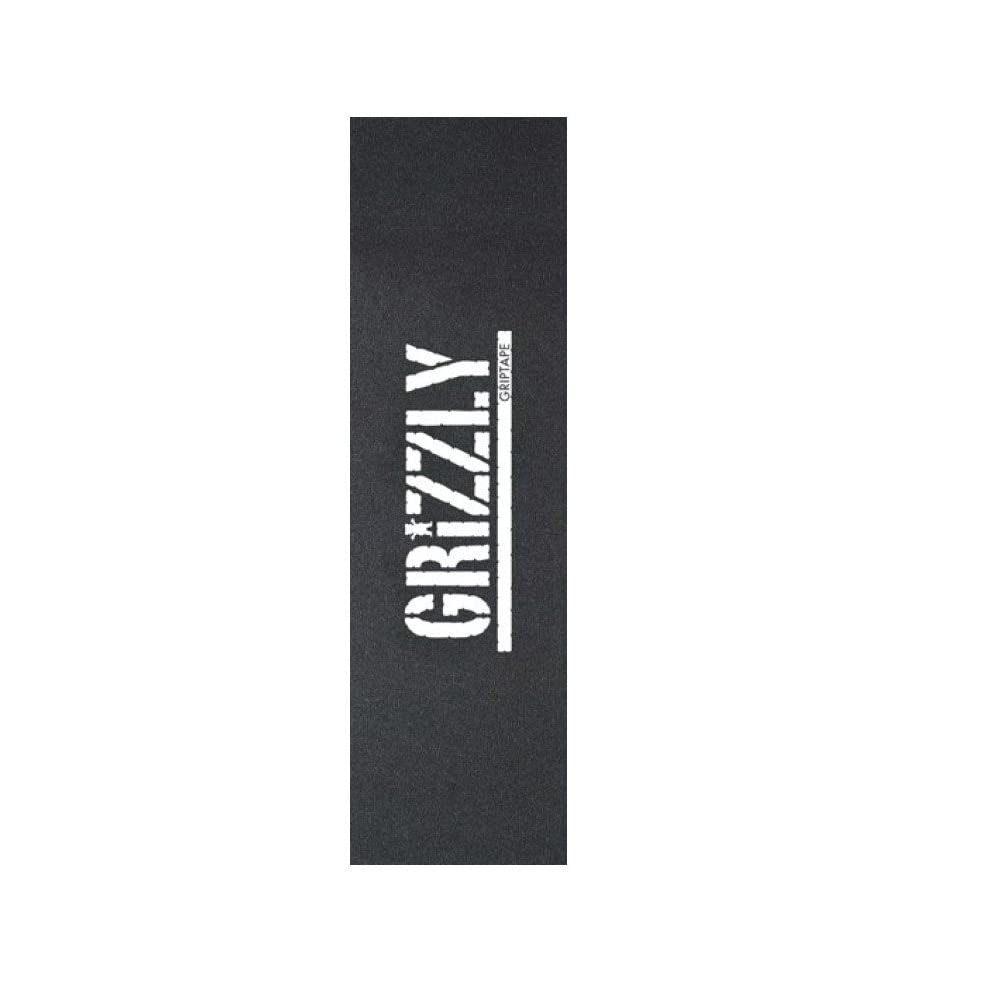 Grizzly Single Sheet Stamp Black/White Griptape