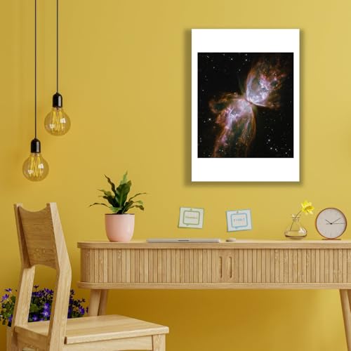 Impression d'art Hubble NGC 6302 affiche télescope grand format semi-brillante