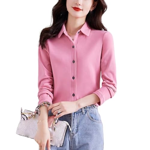 Chemise d'hiver en velours JYHBHMZG pour femme chic et décontractée