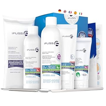 Mr. Fuss® Starter Kit da 7 pezzi Edition Excell per calli piedi rimozione delicata anche per manicure dal Sistema Anti-Callosità, Anti-Ricrescita