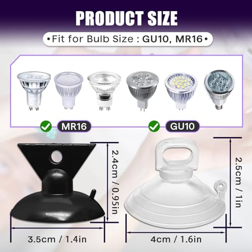 Chaseroad SUCTIONCUP-10 10-Pack Light Bulb Suction Cup Removal Tool thumb #2