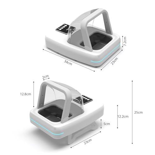 Futterautomat Katze, Futterautomat für Haustiere mit RFID-Halsbandanhänger, Erkennt 134,2 kHz 15-stellige Haustier-Chip-ID, Verhindert Futterdiebstahl, Geeignet für Nass- und Trockenfutter