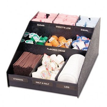 Advant - Vertiflextm Horizontal Condiment Organizer Organizer,Condiment,9,Bk Bld97-C (Pack Of 2)