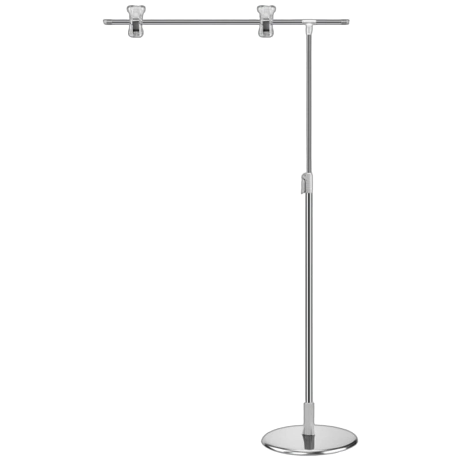 Présentoir d'affiches de table réglable en métal pour support intérieur