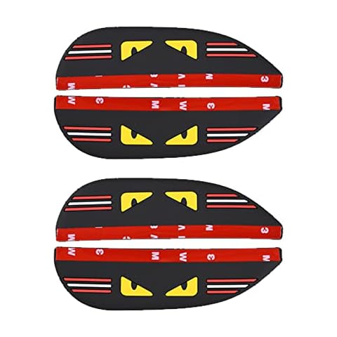 4 Pcs Wing Mirror Rain Deflectors Waterproof Rearview Mirror Rain Covers Universal Car Rain Eyebrows for Rear View Mirrors on Most Cars Cover