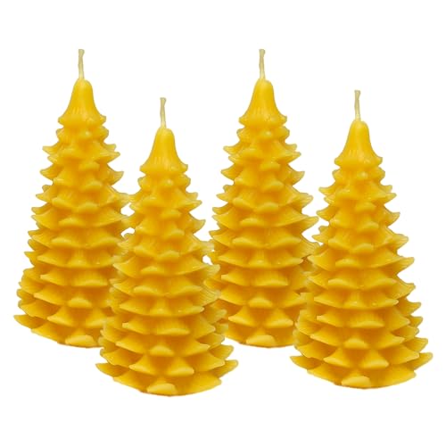 Bienenwachskerze | Tannenbaum - Klassisch | Weihnachtsdekoration |...