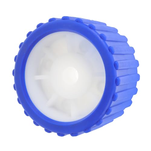 Cabilock Trailer Roller Replacement Boat Rollers Trailers Heavy Wheel Boat Trailer Ribbed Roller Boat Trailer Guides Boat Trailer Parts and Accessories Plastic Yacht Roller Blue
