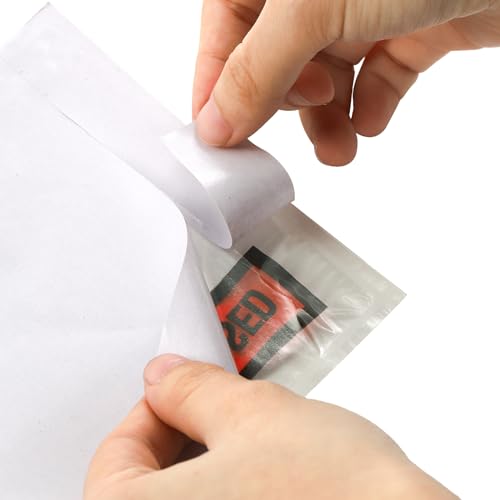 Nicunom 1000 Pcs Packing List Envelopes 4.5" x 5.5", Clear Adhesive Invoice Packing Slip Envelope Pouches Shipping Label Sleeves Top Loading Packing List Enclosed Bags for Mailing image 5