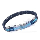 [Ambaari] 静電気除去 静電気防止製 静電気防止シリコンバンドですIT従事+電子工学 240mm（紺色です）