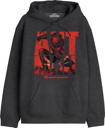 Marvel Meantmmsw021 Sudadera con Capucha, Antracita Melange, M