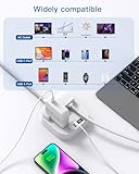 3M Extension Lead with USB Slots, Power Strips with 2 Way Outlets 4 USB (4.5A, 2 Type C and 2 USB A Ports) Surge Protection Plug Extension Socket with Braided Extension cord for Home/Office - Image 6