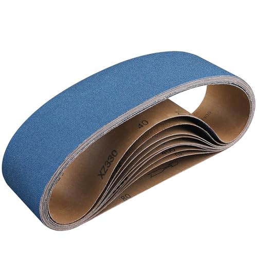 Image of 10-Piece Premium 4 x 36 Inch Zirconia Sanding Belts 240 Grit