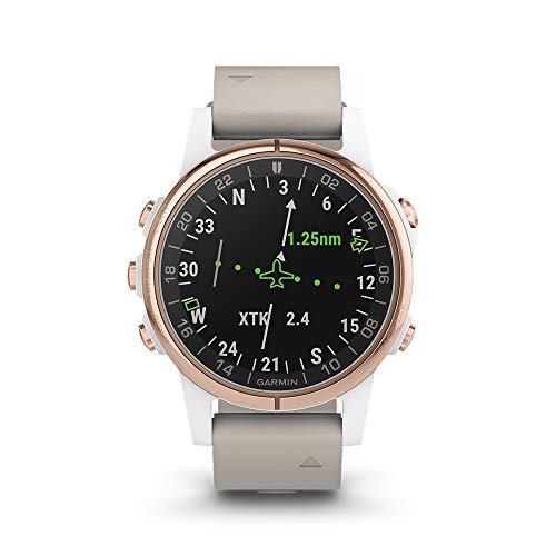 Garmin D2 Delta S, Smaller-sized GPS Pilot Watch, Includes Smartwatch Features, Heart Rate and Music, Rose Gold with… - Image 3